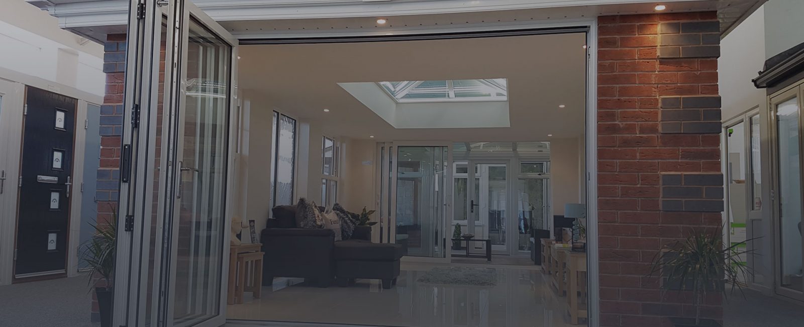 Bifold Doors in the Showroom