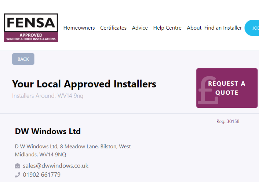 fensa approved installers