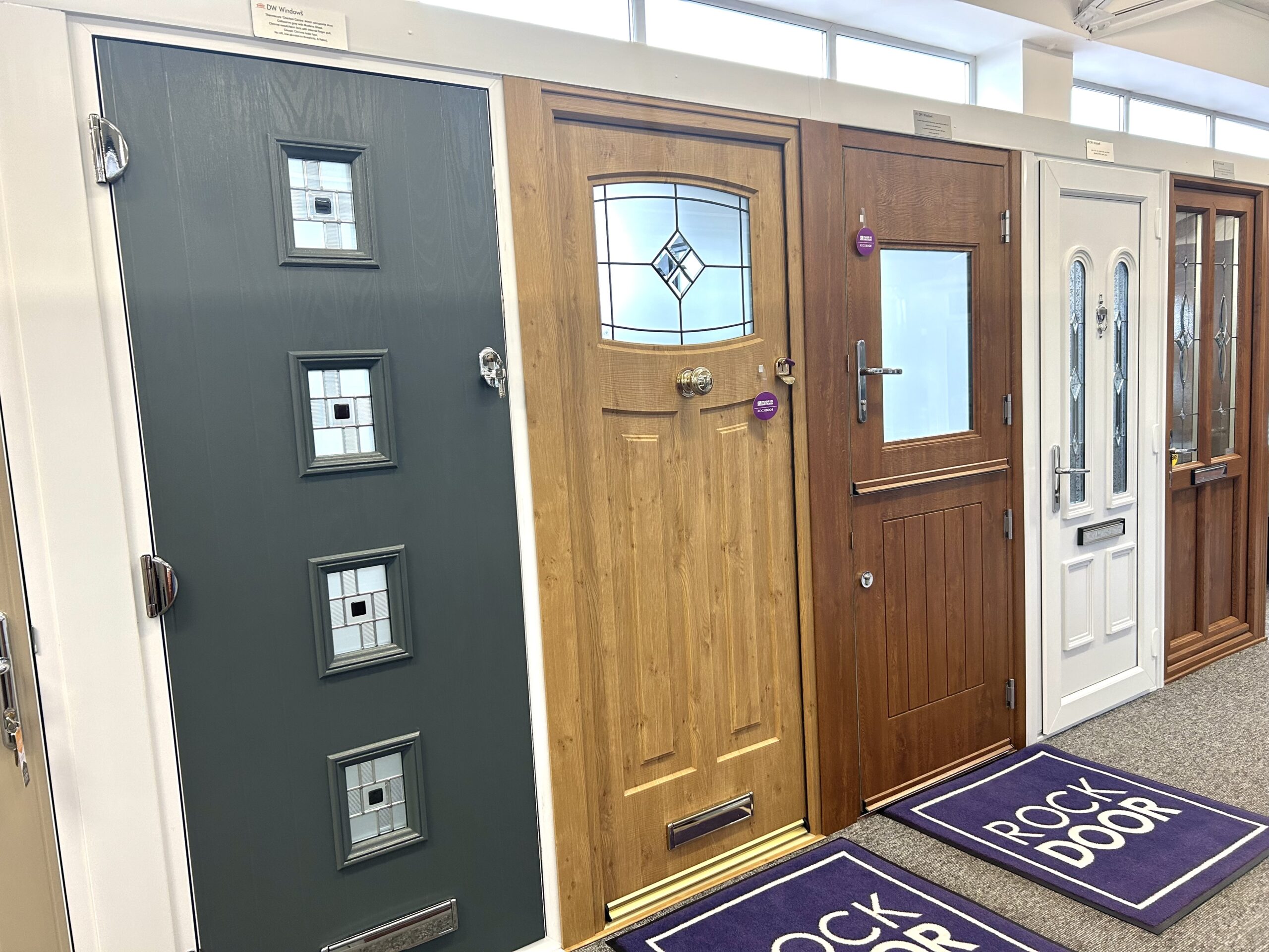 rockdoor composite doors in different styles