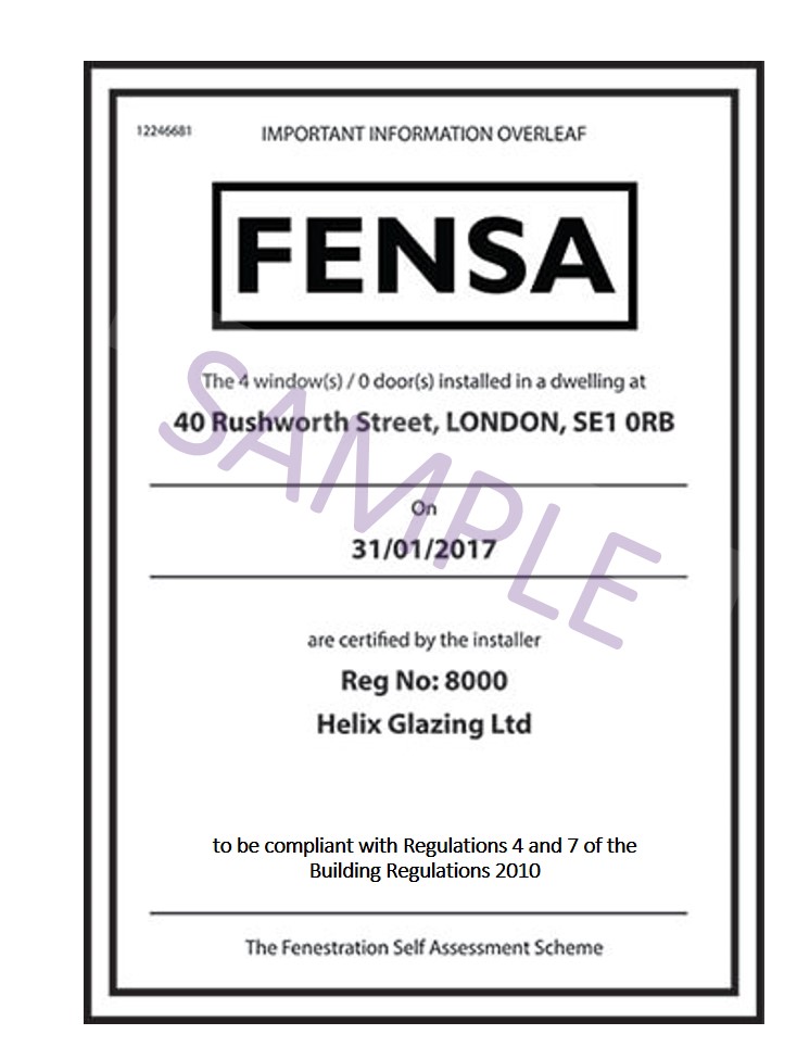What are the FENSA regulations? DW Windows