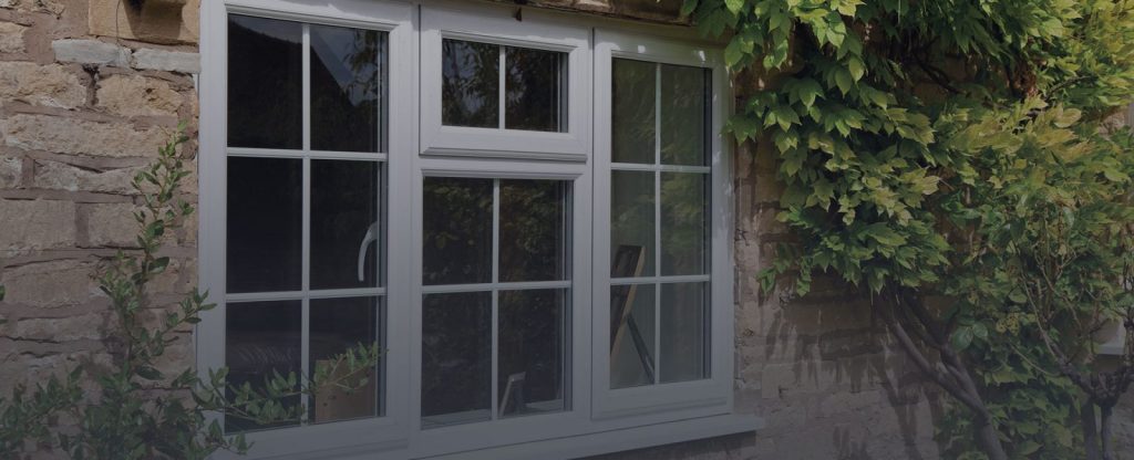 triple glazed upvc white windows