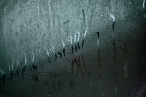 condensation on glass window