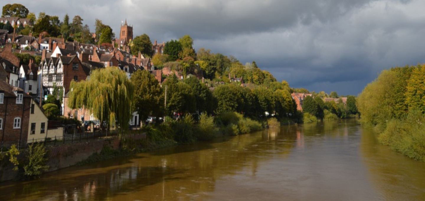Bridgnorth Shropshire river view