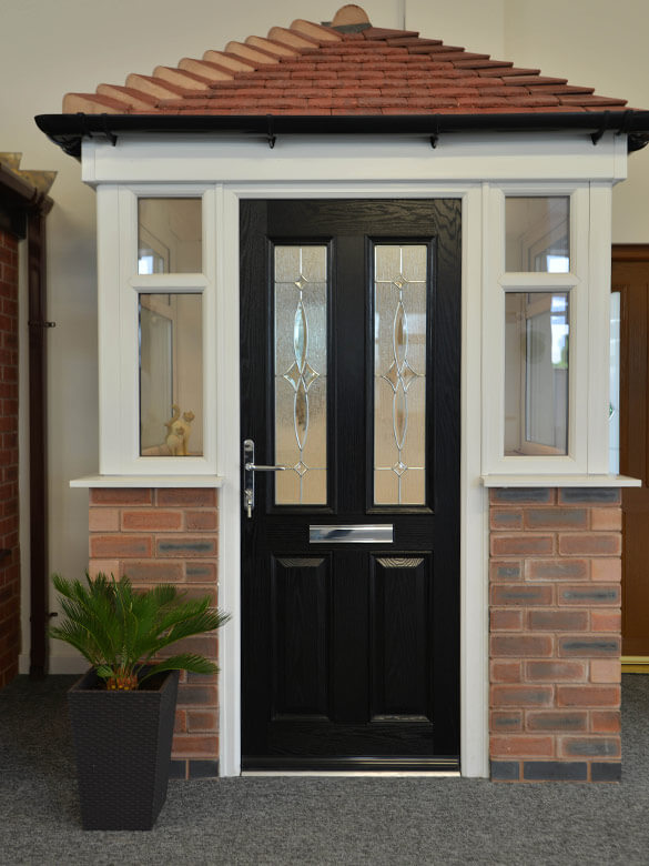 Black Composite Door - Meadow Lane Showroom