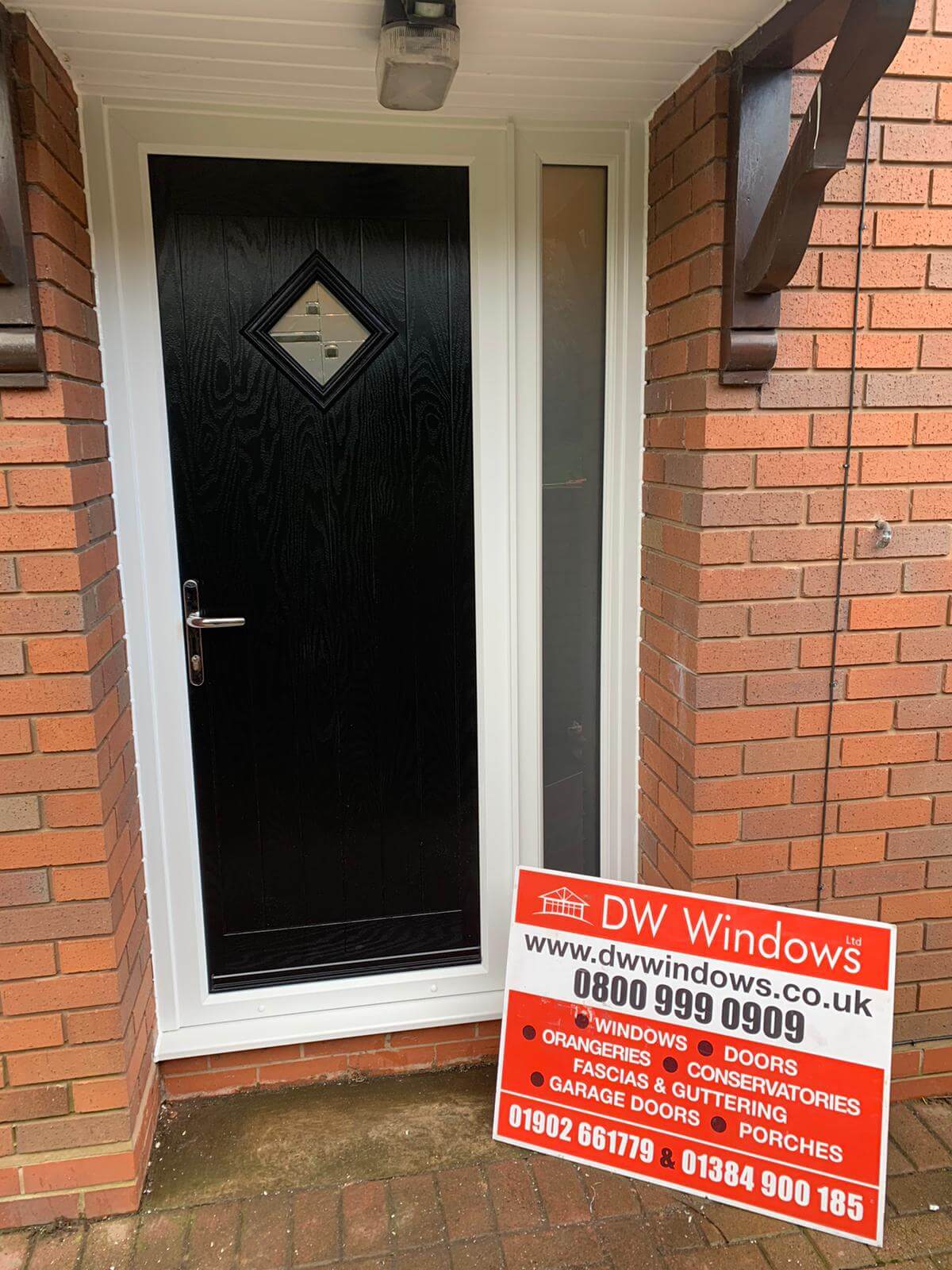 Black Composite Door