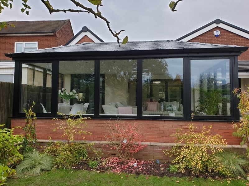 uPVC Black Conservatory