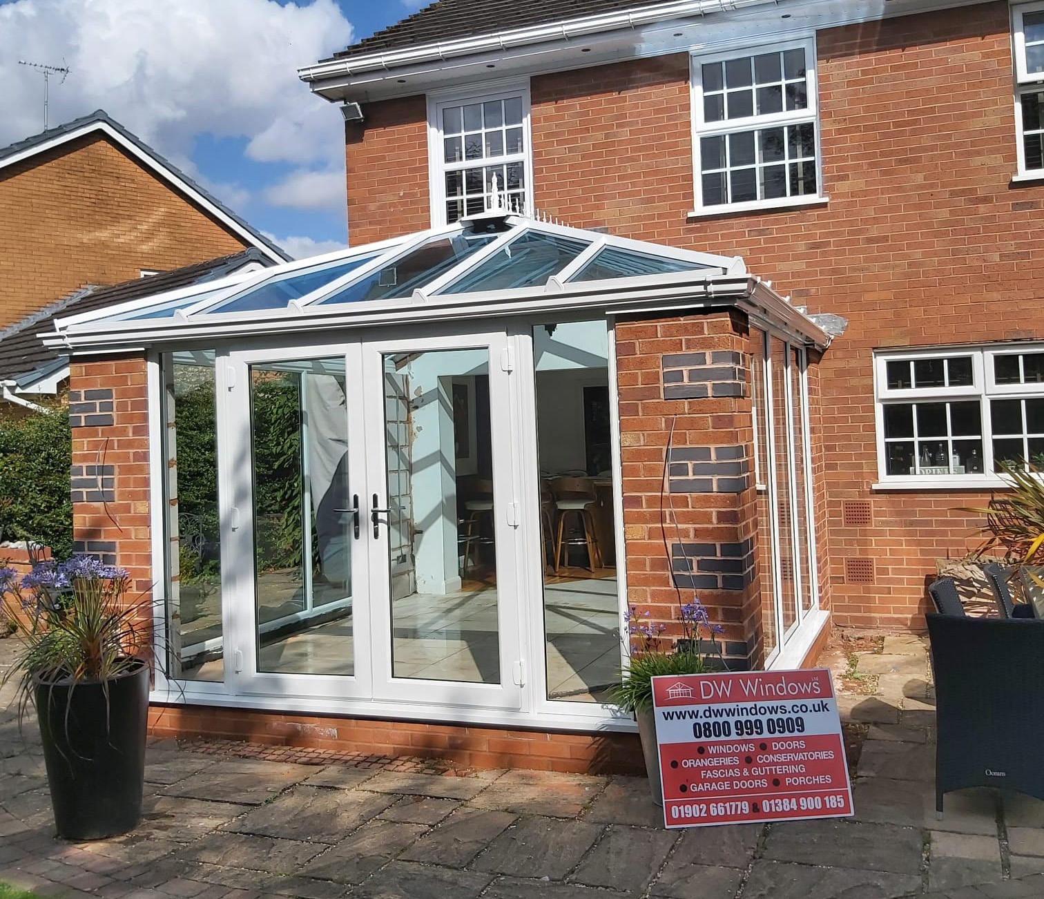 Conservatory installation pic