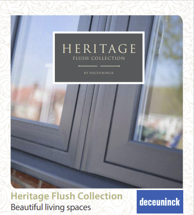 Deceuninck Flush Sash front cover.