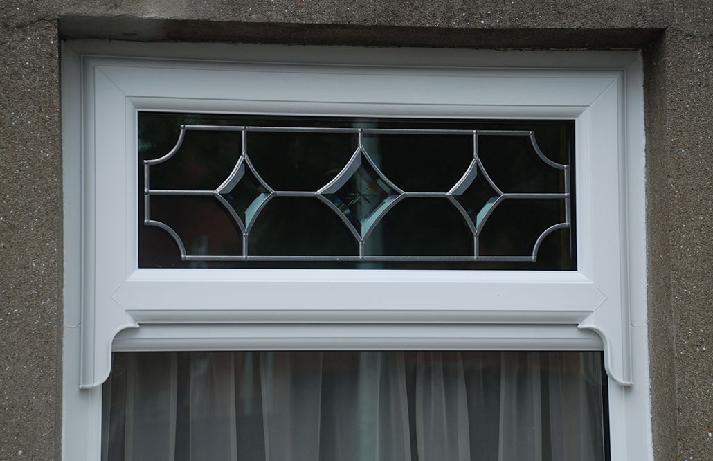 double glazing white uPVC mock sash windows in sedgley