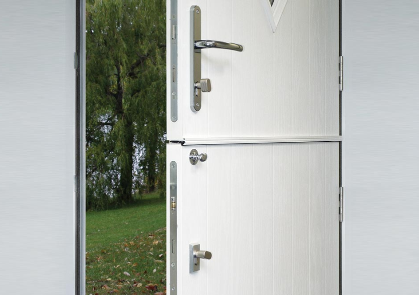 white stable door