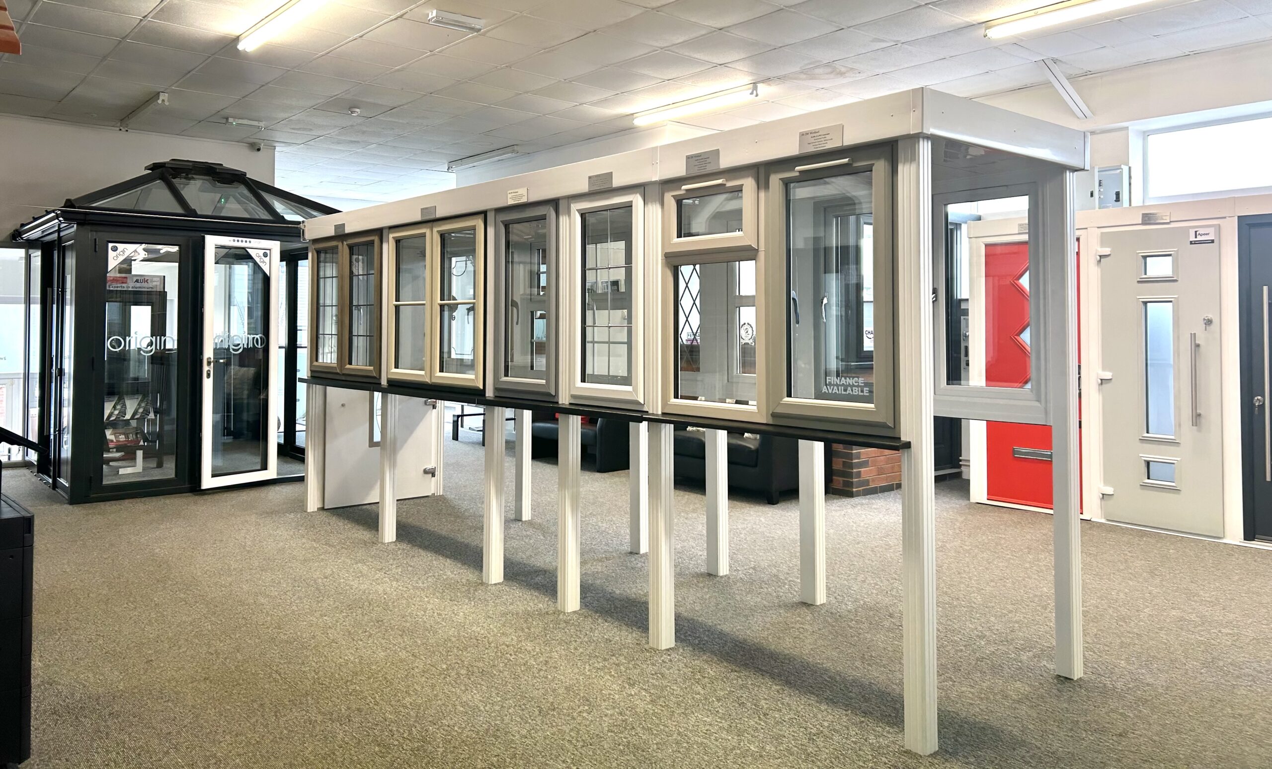 uPVC Window Options DW Windows showroom